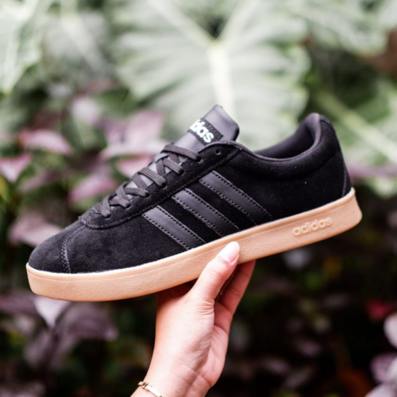 ADIDAS VL-COURT BLACK BLACK GUM