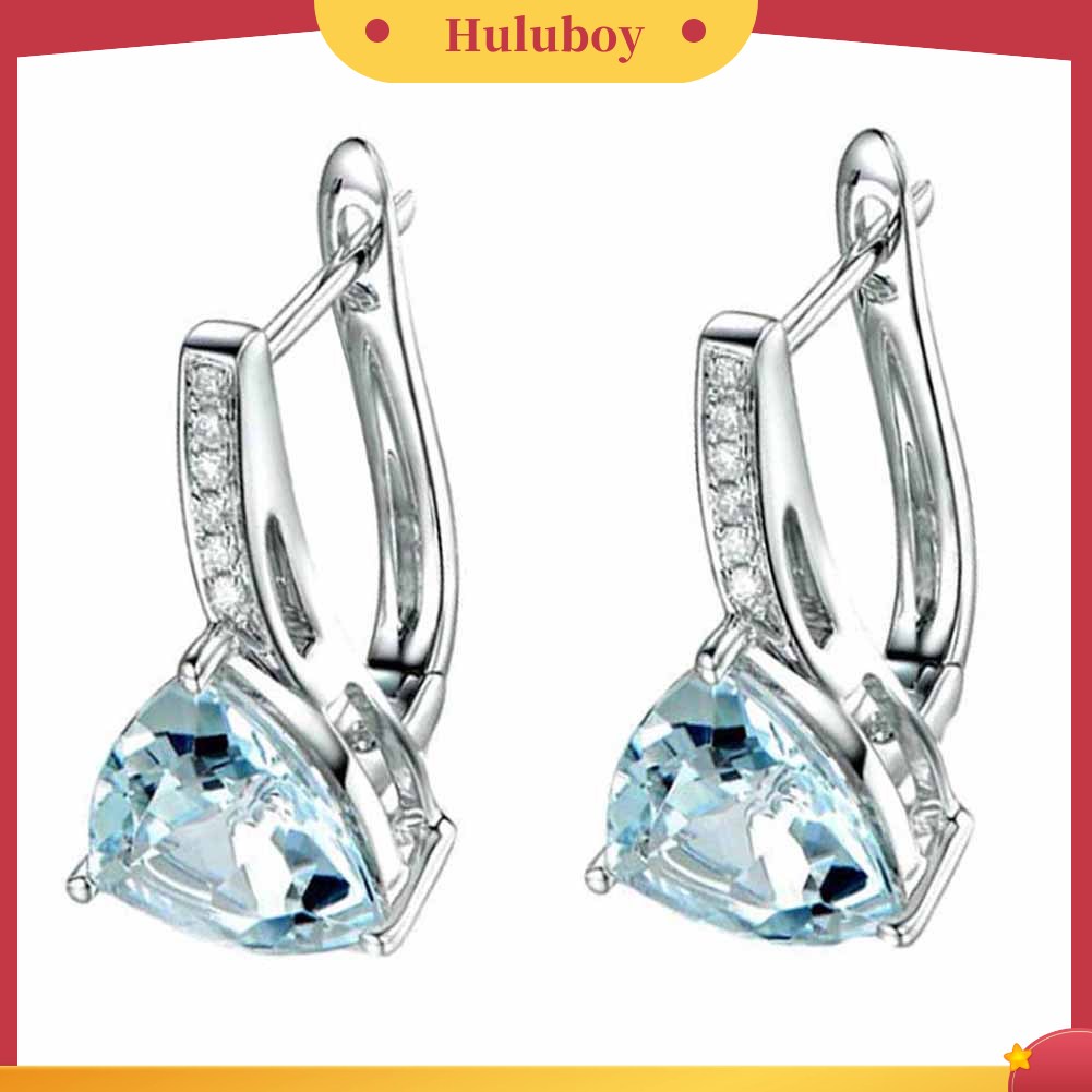 Hu Hu Hu Hu Hu Alat Bantu Pasang Kacamata♡ Anting Tusuk Gantung Hias Sapphireberlian Imitasi Gaya Elegan Untuk Wanita