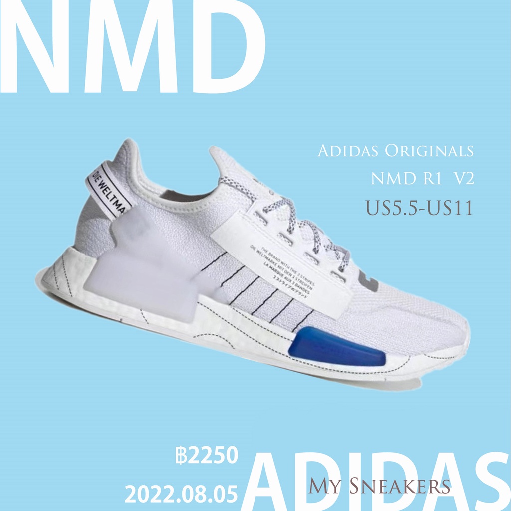 Adidas Original NMD R1 V2 Free on-site delivery. Live shooting. 100% authentic. Sports shoes. Shoes.
