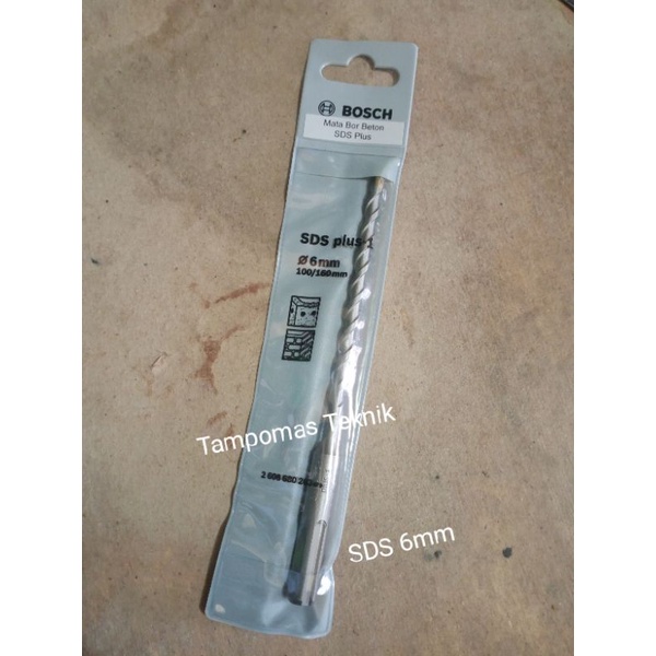 Mata Bor Beton 6mm SDS Plus Bosch Mata Bor Tembok 6 mm