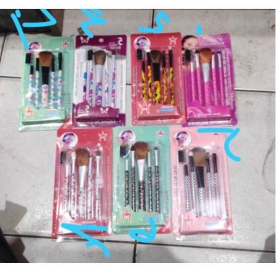 Kuas makeup murah 1 set isi 5pcs