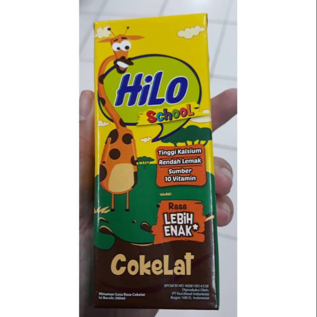 Hilo school coklat /vanilla 200ml