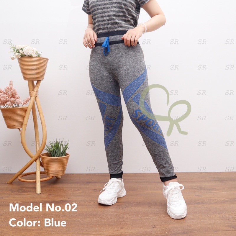 Legging Senam Misty Sport Import Celana Olahraga Wanita Melar Jumbo