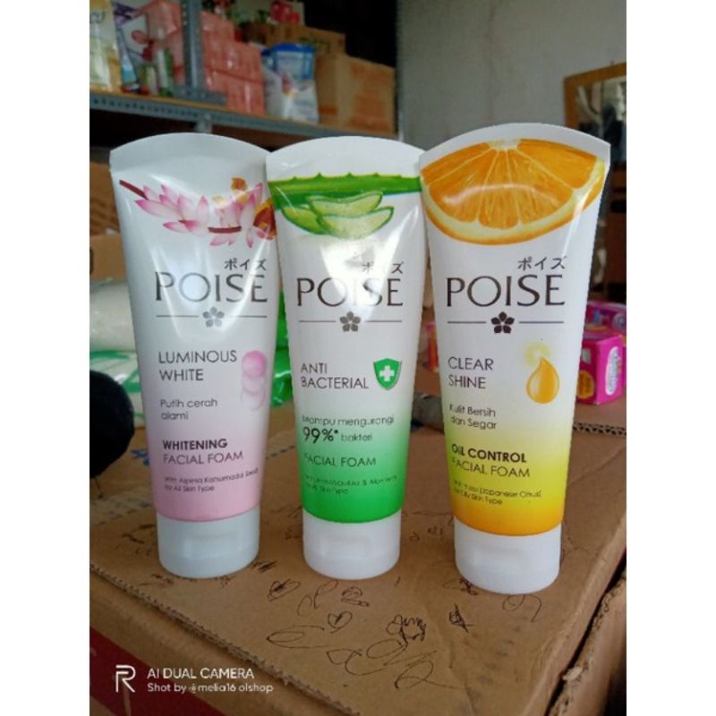 POISE FACIAL FOAM 100ML