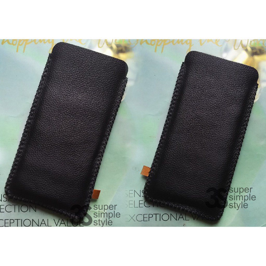 Genuine Leather Case Samsung Galaxy S20 Ultra Pouch Sleeve HP 6 koma 9 Inch Sarung Kulit Sapi Asli