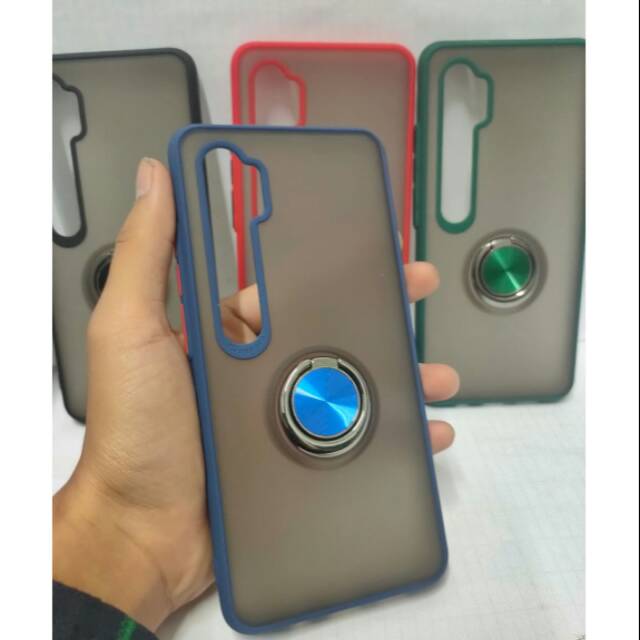 Softcase shockproof +ring list warna Vivo Y19