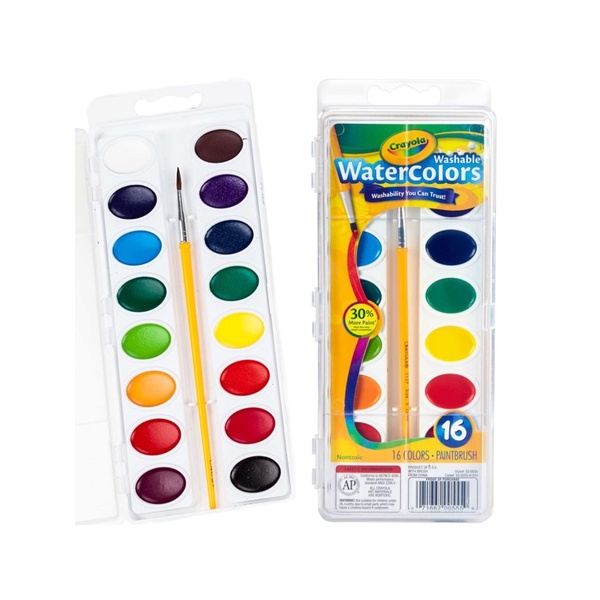 

Crayola Washable Watercolor Paint, 16 Colors