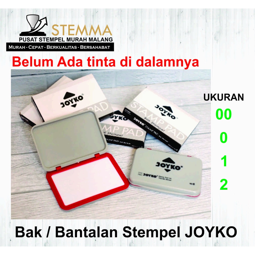 

Stamp Pad Bak Bantalan Stempel No 00 No 0 No 1 no 2