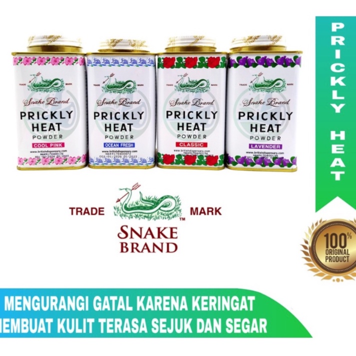 Snake Brand Prickly Heat Powder