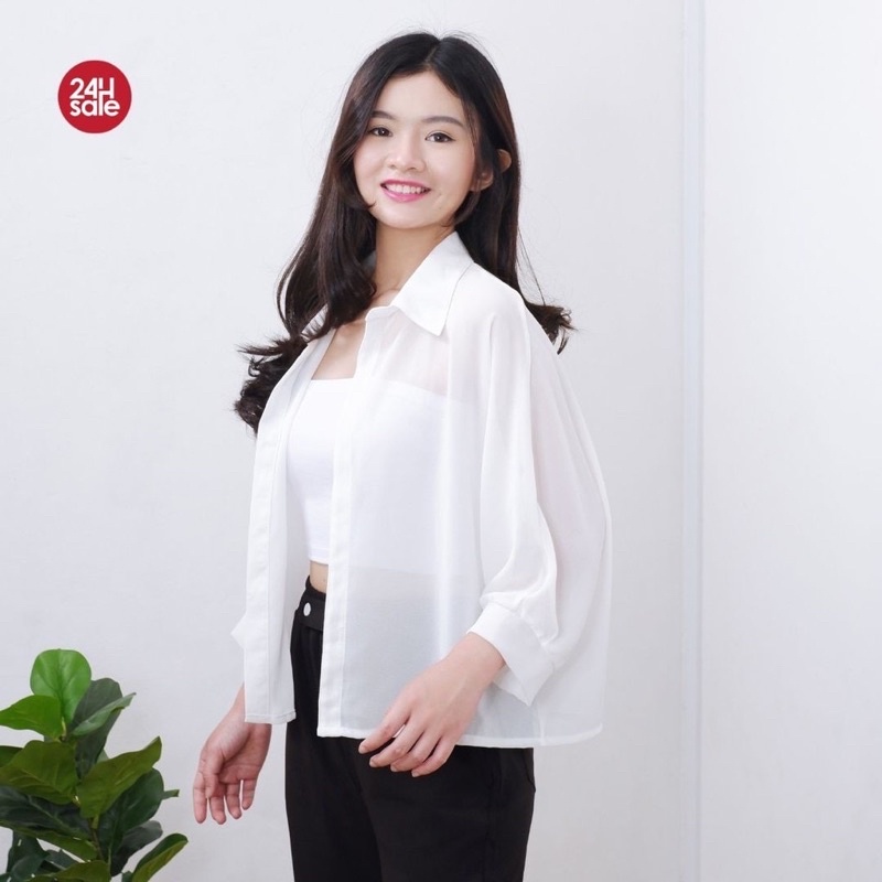Toply shop  BISA COD Outer Basic FeLicia Oversize
