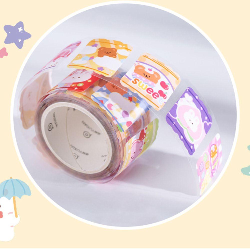 Mxbeauty Tape Perekat Kreatif Siswa Alat Tulis Buku Pegangan Dekoratif Scrapbooking Label Tape Hand Akun Pita Dekoratif