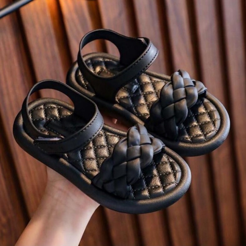 Sandal Anak Perempuan Anti Slip Import / Sendal Anak Perempuan 2-5 Tahun Import Tali Kepang