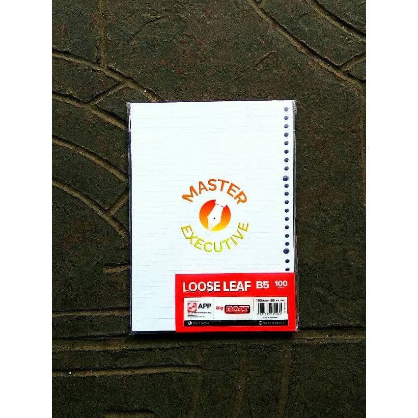 

Stok Ready Bigboss B5 100 lbr Isi Loose Leaf Kertas Refill Binder 26 Holes terakhir