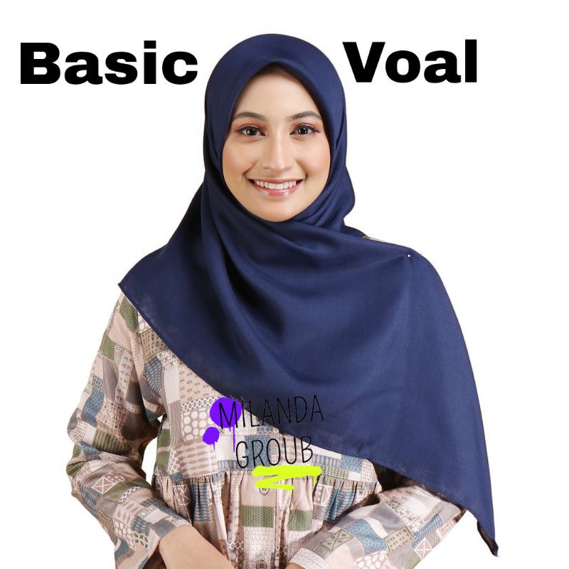 Segiempat Basic Voal Humaira 110X110 CM