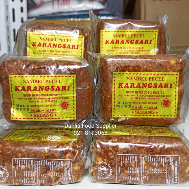 

BUMBU PECEL KARANGSARI 200gr SEDANG | SAMBAL PECEL KARANGSARI BLITAR- sambal kacang - sambal pecel blitar - bumbu ketoprak - bumbu gado2 - bumbu kacang murah - sambal pecel karangsari