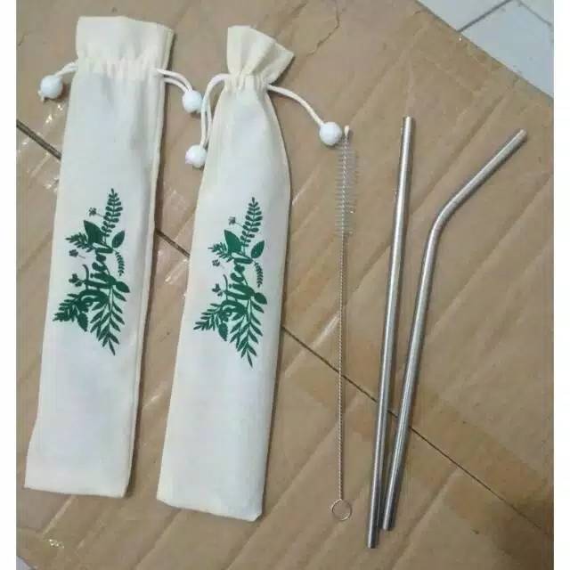 Souvenir sedotan stainless custom