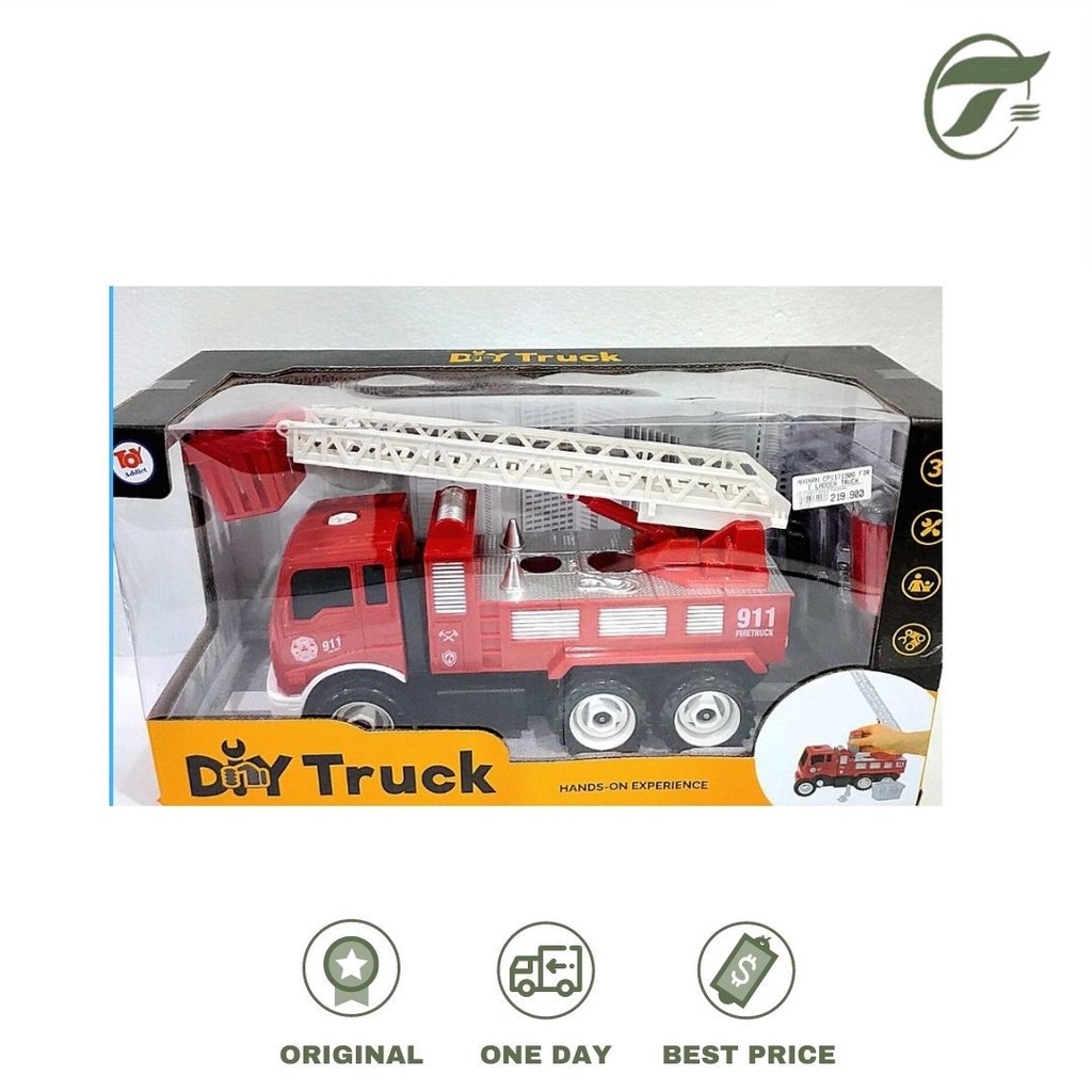 

MAINAN DIY TRUCK CPS171906 FIRE LADDER TRUCK (6186845-2) TOY ADDICT
