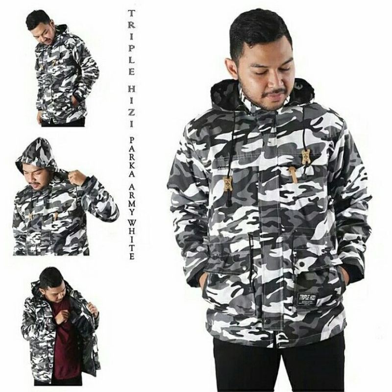 Jaket parka Army/Jaket parka Loreng