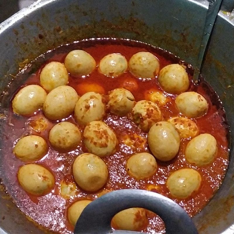 

Telur Bulat balado 5.000 enak gurih