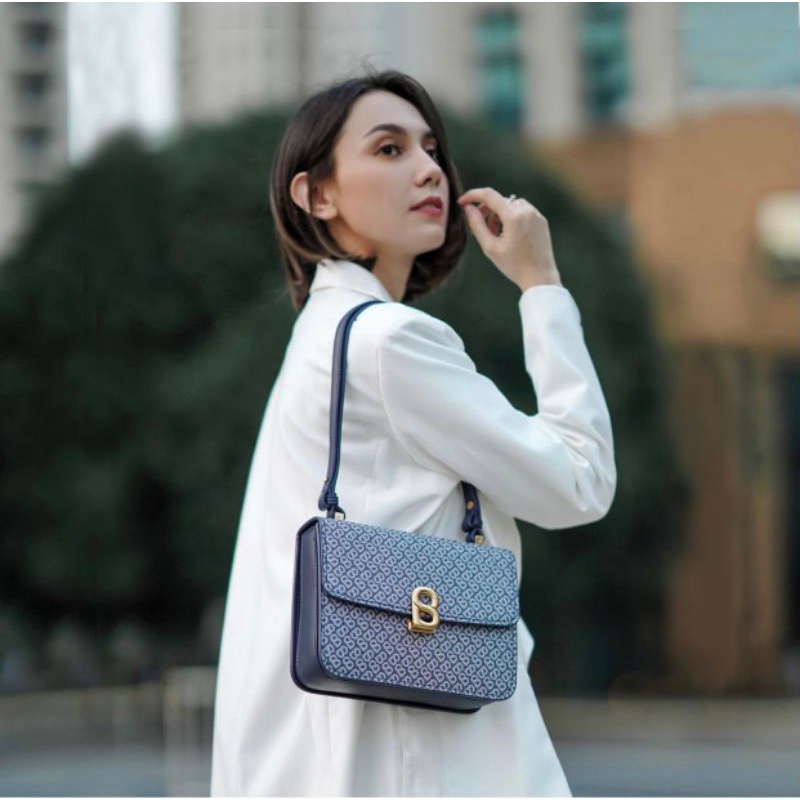 AUDREY BAG CANVAS BUTTONSCARVES