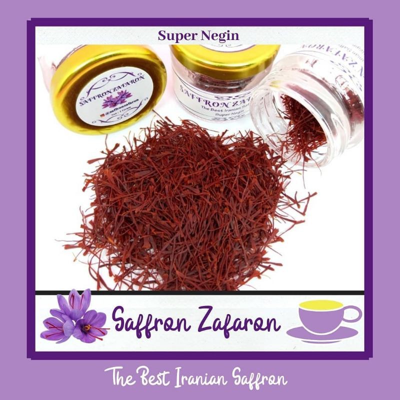 

SAFFRON ZAFARON SUPER NEGIN || Kemasan 0.25 GRAM ||