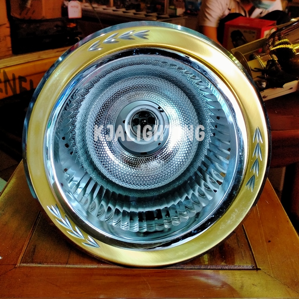 DOWNLIGHT IB INBOW 5IN 5 INCH BULAT GOLD+SILVER PADI