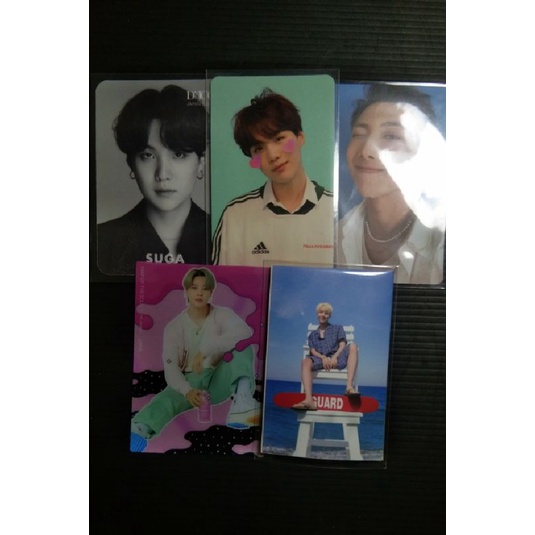 BTS-YOONGI ANSWER F PHOTOCARD OFFICIAL BUNDLE