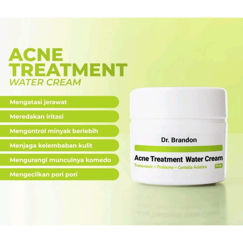 DR BRANDON ACNE TREATMENT WATER CREAM 15gr