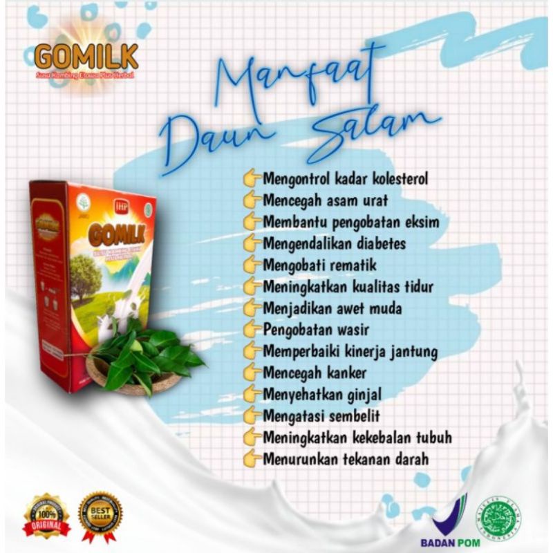 GOMILK Susu Kambing Etawa Plus Herbal 200 gram
