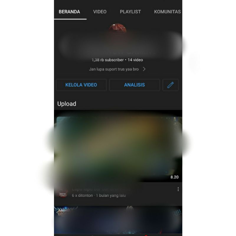 (Terjual) Akun Youtube 1,3k Subscribers (belum monetisasi)