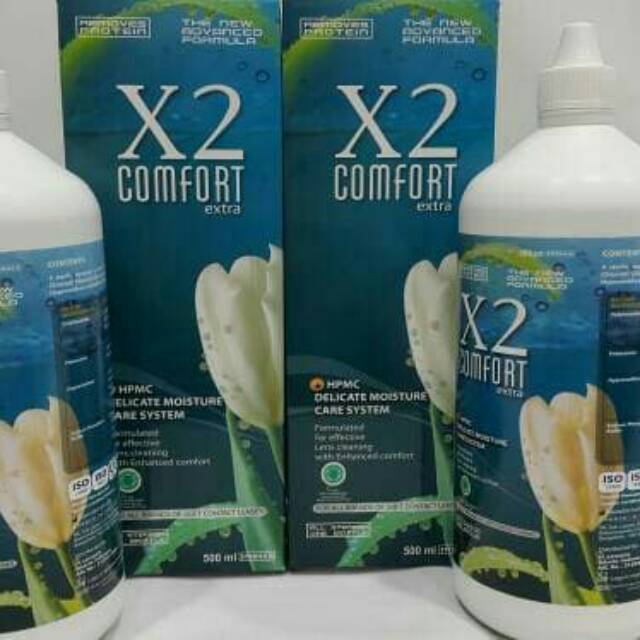 Cairan Softlens X2 Comfort 500ml / Air softlens X2 500ml