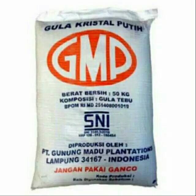 

Gula pasir GMP 50kg/Karung Asli