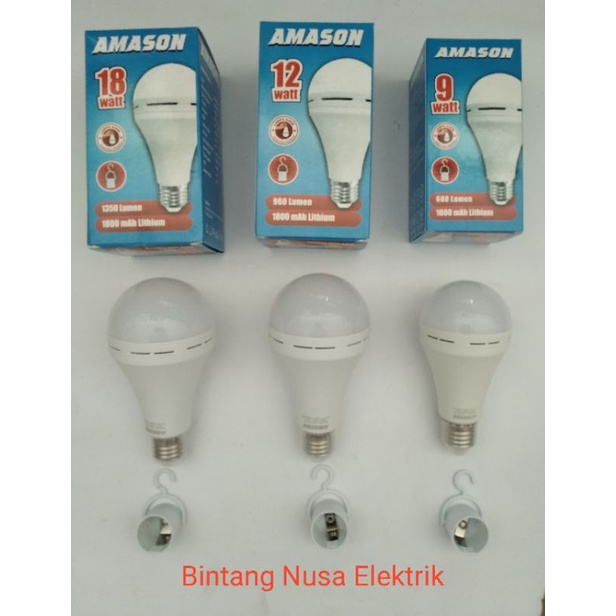 Amason Emergency Lamp/ Magic Lamp/ Lampu Emergency/ Lampu Emergensi/ Lampu Darurat/ Lampu Pasar/ Lampu Listrik Mati/ Lampu Portable