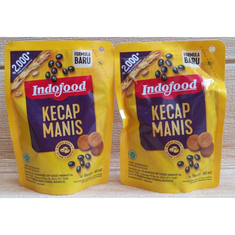 ✔MURAH Kecap Manis Indofood 60ml