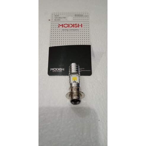 Lampu LED H6AC DC 2 Mata Mio Xeon Fino Mio j Mio soul gt Beat Vario dll by MODISH