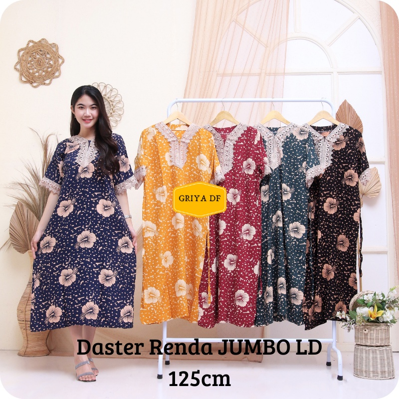 Daster Renda arab jumbo rayon shantung ld 110 120 125 130 140 cm jumbo