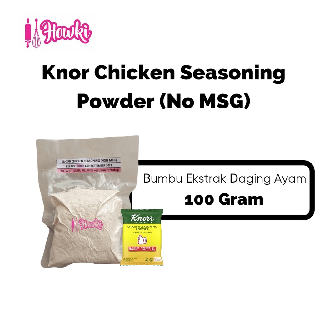 Knorr Chicken Seasoning Powder ( NO MSG ) 100 gr