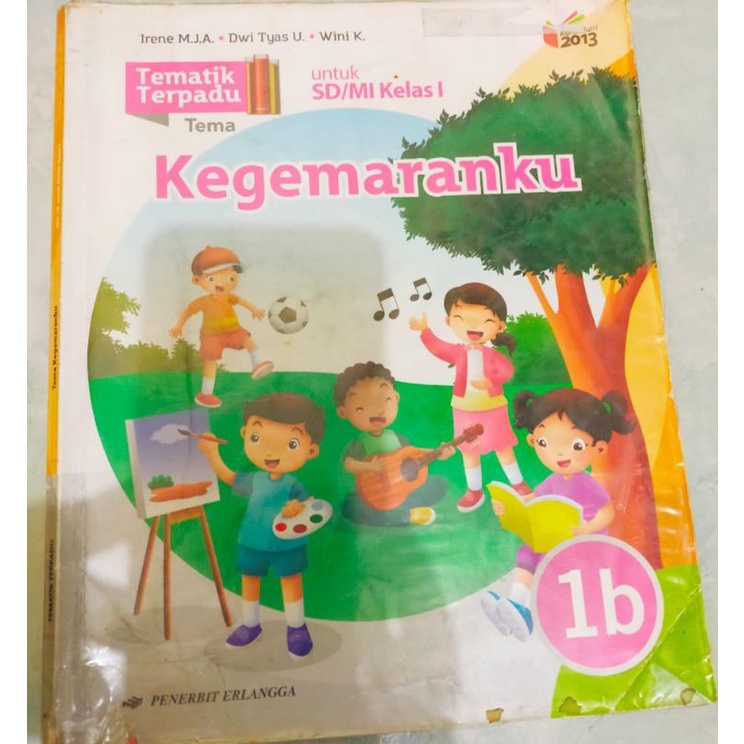 Jual Buku Pelajaran Sekolah Bekas Tematik Terpadu Kegemaranku 1b