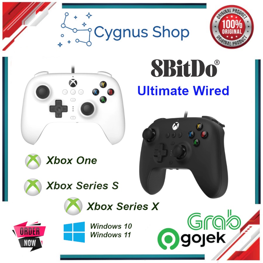 8BitDo Ultimate Wired Gamepad Game Controller For Windows 10 - Windows 11 Android iOS And Xbox Series X - S - One