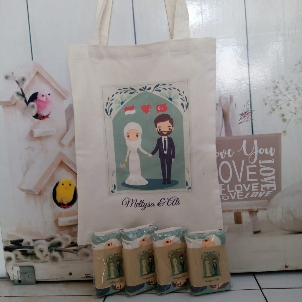 

[30x35 pincuk 5] Blacu printing 1 sisi totebag