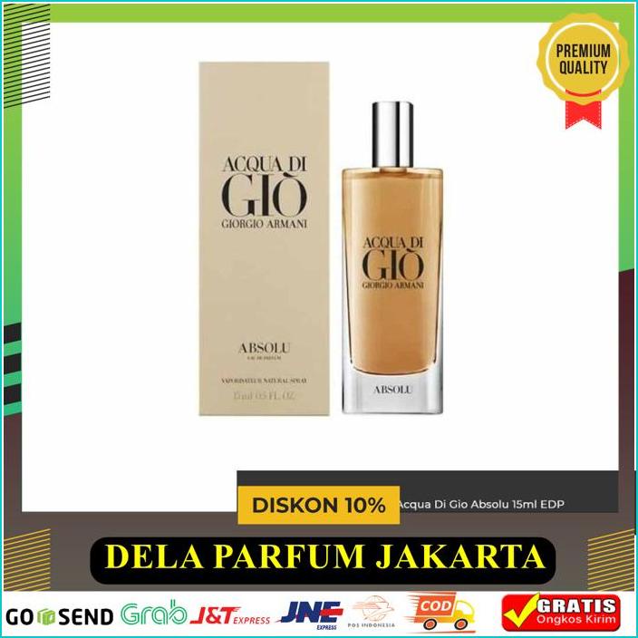 GIORGIO ARMANI ACQUA DI GIO ABSOLU 15ML EDP - PARFUM ORIGINAL KUALITAS SANGAT BAIK
