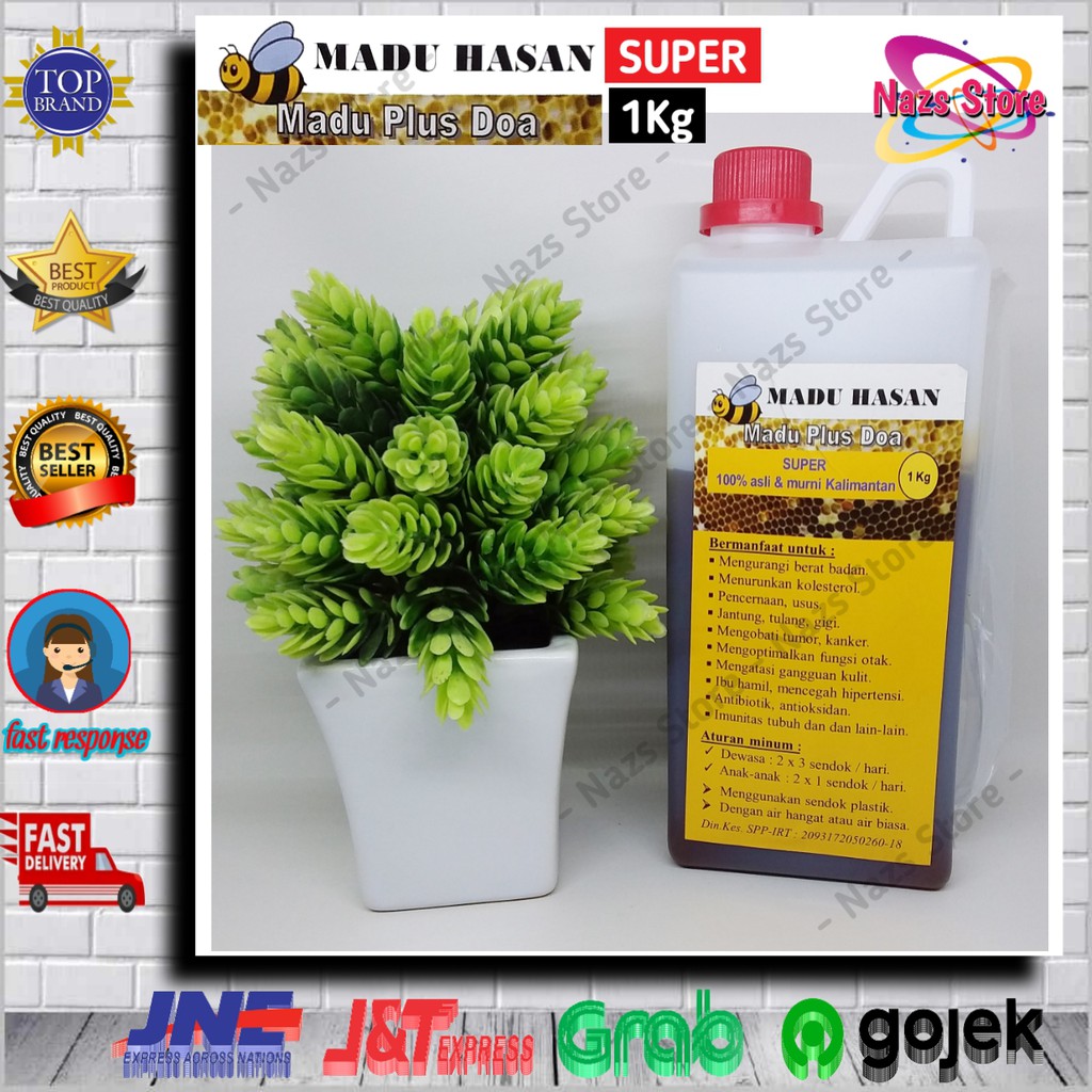 

Madu Super Kalimantan Hasan Plus Doa 100% Asli & Murni 1Kg