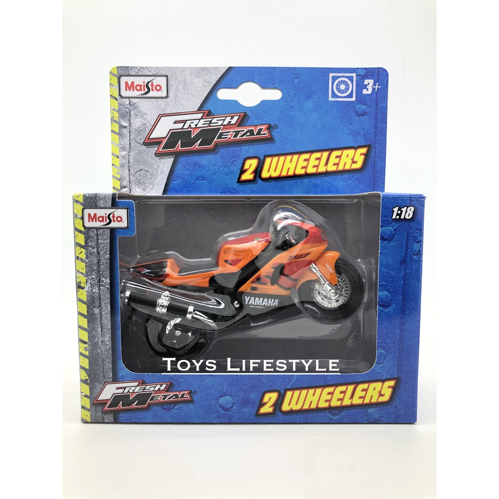 Maisto Diecast - Yamaha YZF-R7 Skala 1:18 (Oranye)