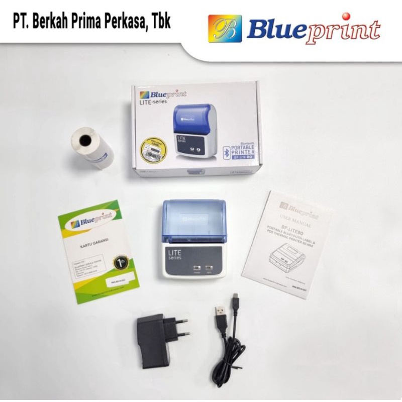 Portable Printer Thermal Label / Resi 80 BLUEPRINT BP LITE80 USB + Bluetooth