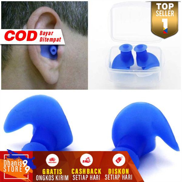 Penutup Telinga Renang Anti Air Murah Ear Plug Swimming Waterproof Tutup Telinga Renang