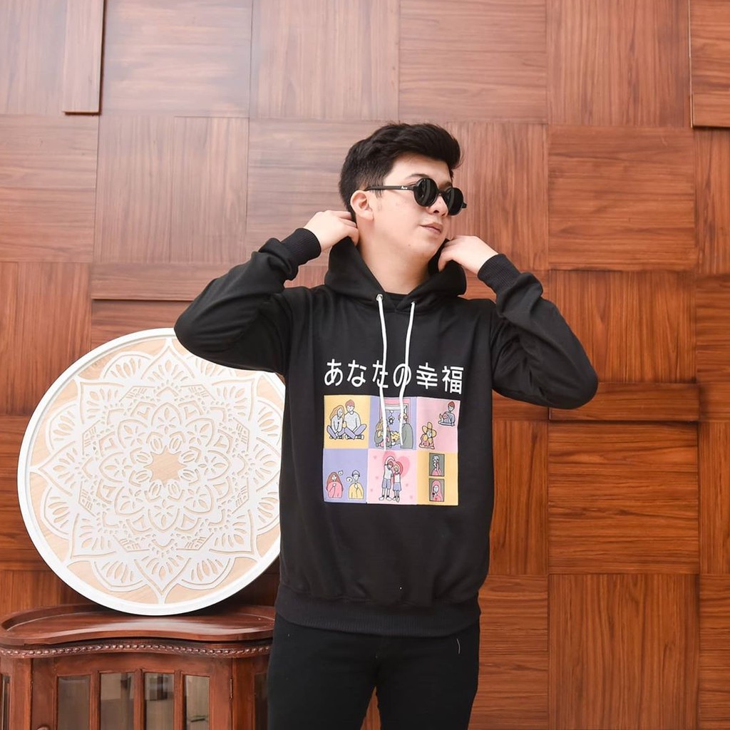 SWEATER WANITA . DERY SWEATER . HOODIE WANITA . SWEATER WANITA MURAH . KOREAN STYLE . SWEATER KOREA-black