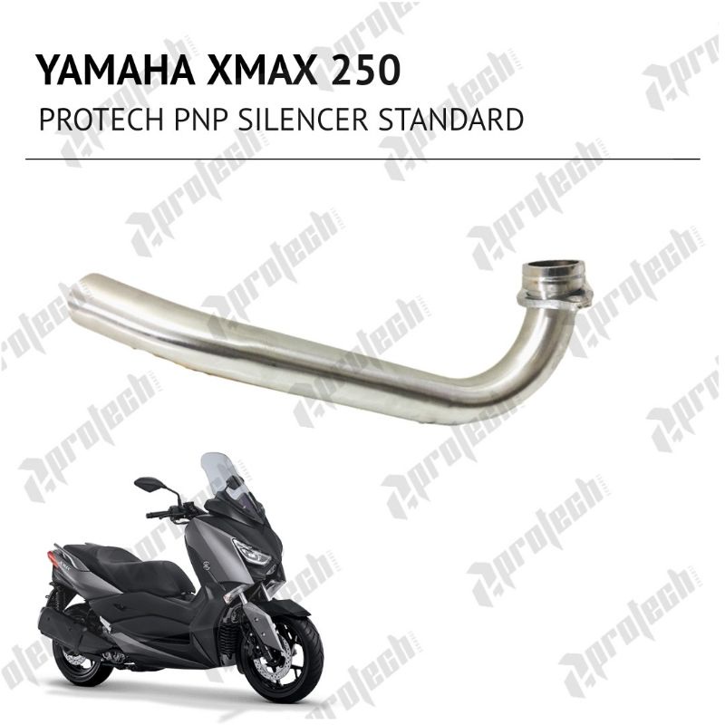 Yamaha XMAX — Header untuk Silencer Standard · Silver — foto 2