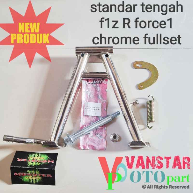 STANDAR TENGAH F1Z R FIZ R FIZR FORCE1 VEGA LAMA WARNA CHROME MODEL ORI