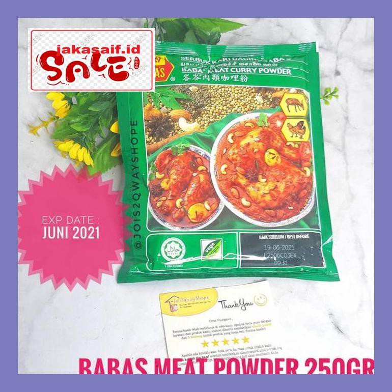 

504Sbu Bumbu Kari Babas / Babas Meat Curry Powder 250Gr Bud0Mb