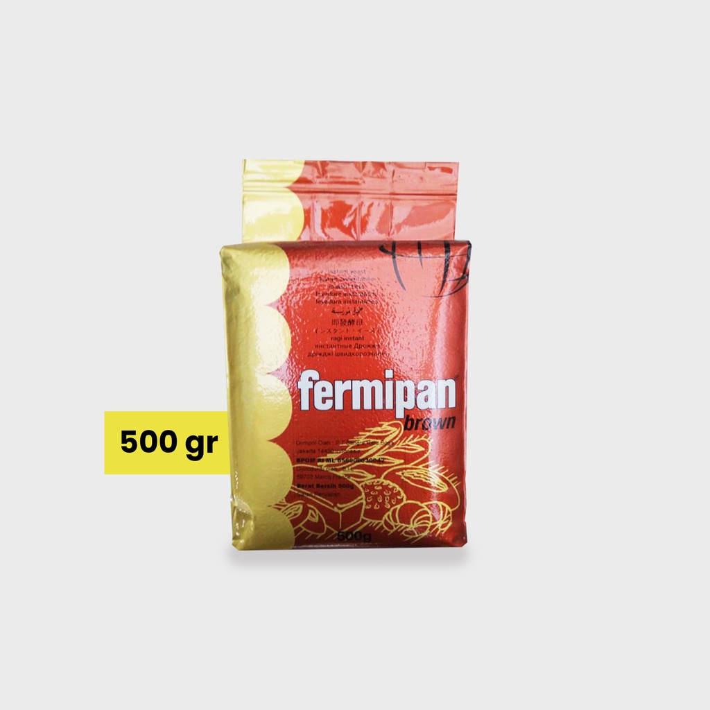 

Fermipan Brown Instant Yeast/Ragi Instan 500 gr
